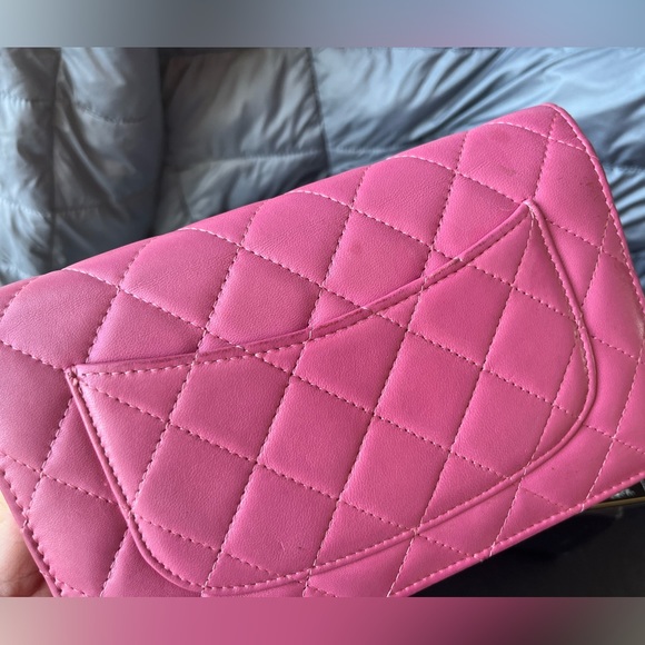 Chanel WOC GHW in lamb skin pink - Picture 5 of 17